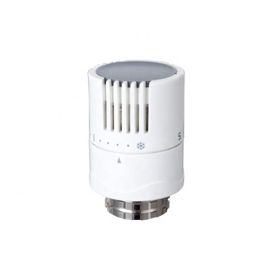 M30x1.5 Adjustable Thermostatic Radiator Valve Head With Liquid Sensor For Floor Heating